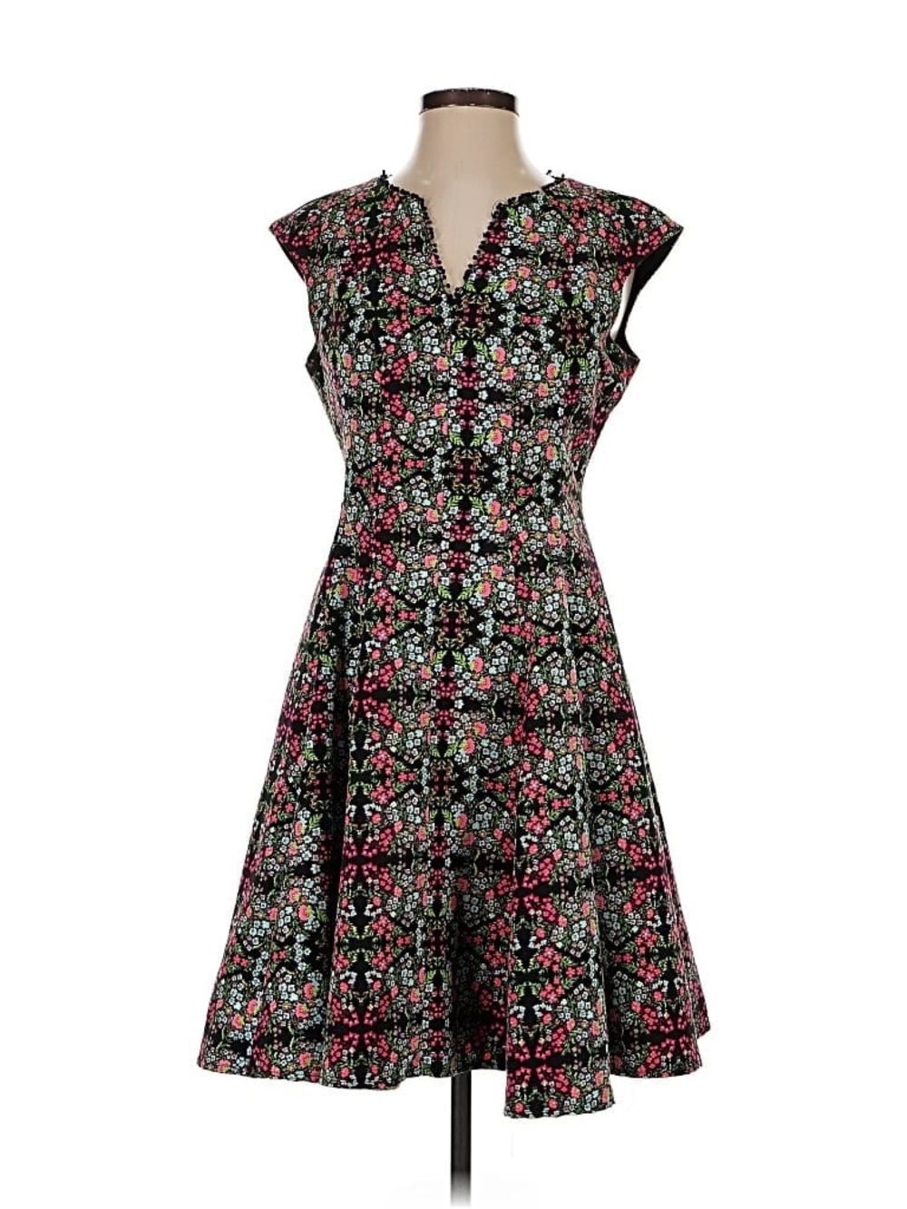 Anthropologie Julia Jordan Fit & Flare Floral Garden Dress
